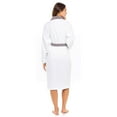 thumbnail image 6 of SKYLINEWEARS Shawl Collar Robe Women Terry Cloth Robes knee length Cotton towel Bathrobe Soft Shower Robes, 6 of 6