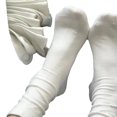 thumbnail image 5 of Calcetines blancos de mujer hasta la mitad de la pantorrilla, calcetines de otoño e invierno sin hueso, calcetines de confinamiento, calcetines de tubo largo, calcetines de tubo alto, 5 of 5