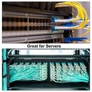 Patch Panel, 1U 19 Key Stone Blank Network 16-Port Patch Panel