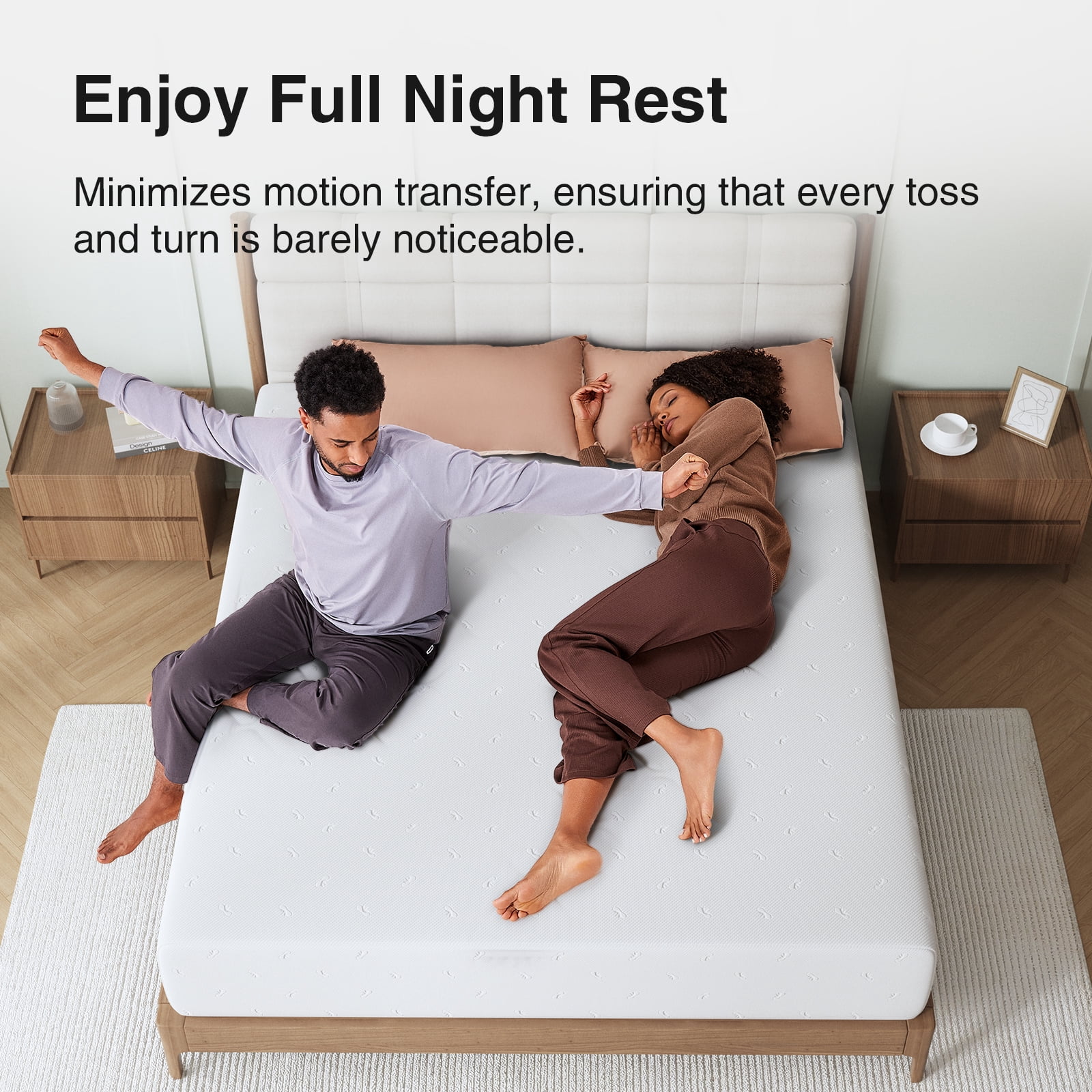 Novilla Twin Mattress 6 Inch, Twin Size Memory Foam Mattress for Kids with Breathable Comfort & High-Density Support Foam for Cool Touch & Enhanced Support Mattresses in a Box