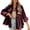 Burgundy, variant on ZACPNCV Womens Corduroy Shirts Long Sleeve Button Down Blouses Cute Peplum Tunic Dress Shirts Loose Jacket Shackets