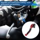 thumbnail image 3 of Palancas de freno y embrague cortas y largas para Kawasaki NINJA650R 2009-2016, palanca de freno ajustable de motocicleta, aleación de aluminio, cabeza roja, mango negro, 3 of 6
