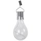 thumbnail image 1 of Lámpara LED colgante giratoria solar, impermeable, para exteriores, jardín y camping (carcasa transparente con luz blanca cálida), 1 of 6