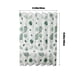 thumbnail image 3 of Cortina de ducha impermeable blanca - 70x31 pulgadas, material EVA, sin agujeros con ganchos incluidos, cortina de baño y de separación, 3 of 8