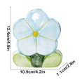 thumbnail image 3 of Floral Pattern Ceramic Desktop Holder Vase - Versatile Decorative Organizer for Brushes Writing Supplies and Decor, 3 of 6