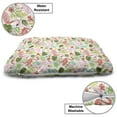 thumbnail image 3 of Flamingo Pet Bed, Tropical Birds Exotic Hibiscus Blooms and Monstera Leaves Tropical Hand Drawn, Chew Resistant Pad for Dogs and Cats Cushion with Removable Cover, 24" x 39", Multicolor, by Ambesonne, 3 of 4