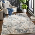 thumbnail image 2 of Boutique Rugs Tracyton Contemporary Area Rug - Teal, Medium Gray, Rust - 6'7" x 9'6", 2 of 12