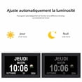 thumbnail image 4 of Memwake Multifunctional Large-Screen Digital Alarm Clock for 2026 World Cup, for Alzheimer's Patients with Date and Day of Week,Multiple Display Modes,10-inch Black, 4 of 7