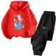 thumbnail image 3 of Conjunto de sudadera con capucha de Blancanieves de Disney para niñas de 3 a 14 años, sudadera informal de calle kawaii para niños, mono de camión de Frozen para niños, 3 of 5