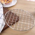 thumbnail image 3 of Lubelski Grille de Cuisson Ronde en Acier Inoxydable 25cm pour Égoutter l'Huile et Refroidir, 3 of 8