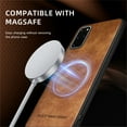 thumbnail image 5 of Allytechgroup Magnetic for Samsung Galaxy S20+ Case, Compatible with MagSafe Support Magnetic Car Phone Mount PU Leather Slim Phone Case for Women Men for Samsung Galaxy S20+, Brown, 5 of 10