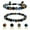 Style 1, variant on Triple Protection Black Obsidian Hematite Tiger Eye Bracelet Bead Healing Bangle-Style 4