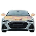 thumbnail image 2 of Jeiento Snow Deer Car Hood Cover with Mirror Covers 3 Pcs Combo Set Easy to Install Vehicles Decorate Accessories Sturdy Winter Rearview Guard Protection from Ice & Bird Droppings, 2 of 7