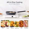 thumbnail image 6 of SENSARTE 8 Inch Ceramic Frying Pan Skillet, Gray Nonstick Omelet Pan, Healthy Chef's Pan, Kitchen Egg Pan with Anti-Scald Handle, Induction Compatible, Dishwasher Safe, 6 of 10