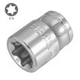 thumbnail image 2 of 2Pcs 3/8 inch Drive E18 Torx Shallow Socket, Cr-V Steel, 2 of 6