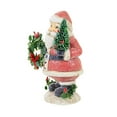 thumbnail image 3 of Ganz Glittering Santa Figurine - One Santa Figurine 5.75 Inch, Polyester - Holly Traditional Santa Mx187407 Tree, 3 of 3