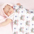 thumbnail image 4 of Rainbow Throw Blanket for Girls, Rainbow Blanket Throw Baby Girl Crib, Soft Cozy Flannel Rainbow Blanket Kids, Fluffy Fleece Bohemian Rainbow Blankets for Newborn Daughter Gifts Sofa 40x50 Inch, 4 of 7