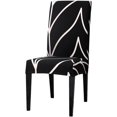 thumbnail image 1 of 4PCS Spandex Chair Covers Printed Stretch Elastic Universal Chair Cover Slipcovers Dining Room Wedding Banquet Hotel, 1 of 5