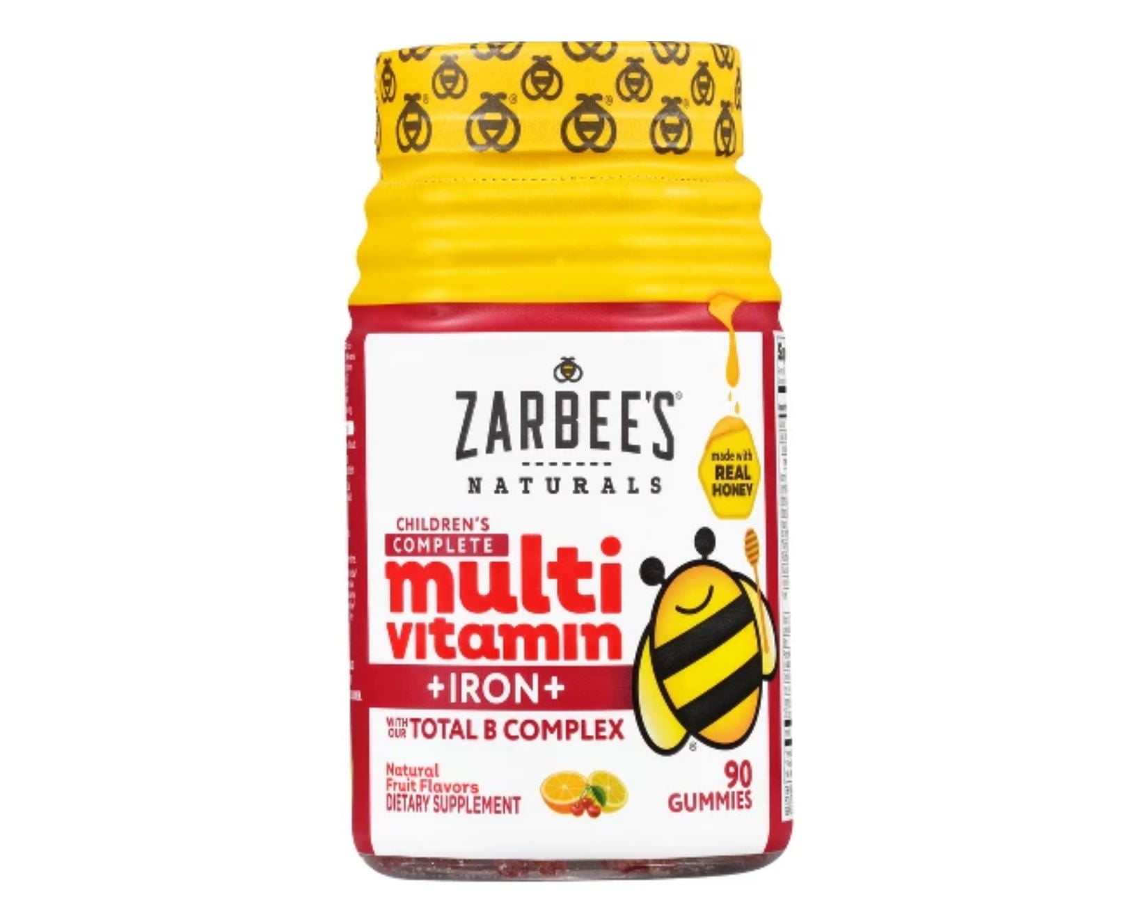 Zarbee's Naturals Children's Complete Multivitamin + Iron Gummies with