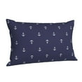 thumbnail image 2 of Kll Anchor Heart Blue Pillow Covers Envelope Closure,Super Soft And Cozy Fuzzy Fleece Pillow Case Cover 14"X20", 2 of 9