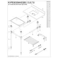 thumbnail image 3 of Kingston Brass KVPB3630MASQB1 Templeton 36" Carrara Marble Console Sink with Acrylic Legs and Shelf (8-Inch, 3-Hole), Carrara Marble White/Polished Chrome, 3 of 4