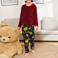 thumbnail image 6 of Hirioo yellow Pumpkin Corn for Teenagers' Pajama Pants Womens Lounge Pants with Pockets Pj Bottoms Pants for Men-Large, 6 of 6
