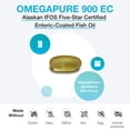 thumbnail image 3 of XYMOGEN OmegaPure 900 EC - Cardiovascular & Brain Support - IFOS Five-Star Certified Fish Oil - DHA EPA Omega-3 Supplement - Triglyceride Form - 90 Softgels, 3 of 7
