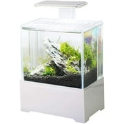 Miumaeov Mini Aquarium Small Fish Tank Decoration Home Office
