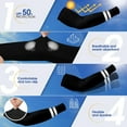 thumbnail image 4 of 6 Pairs UV Sun Protection Arm Sleeves Cooling Compression Arm Sleeves for Women Men Golf Outdoor Sports, 4 of 7