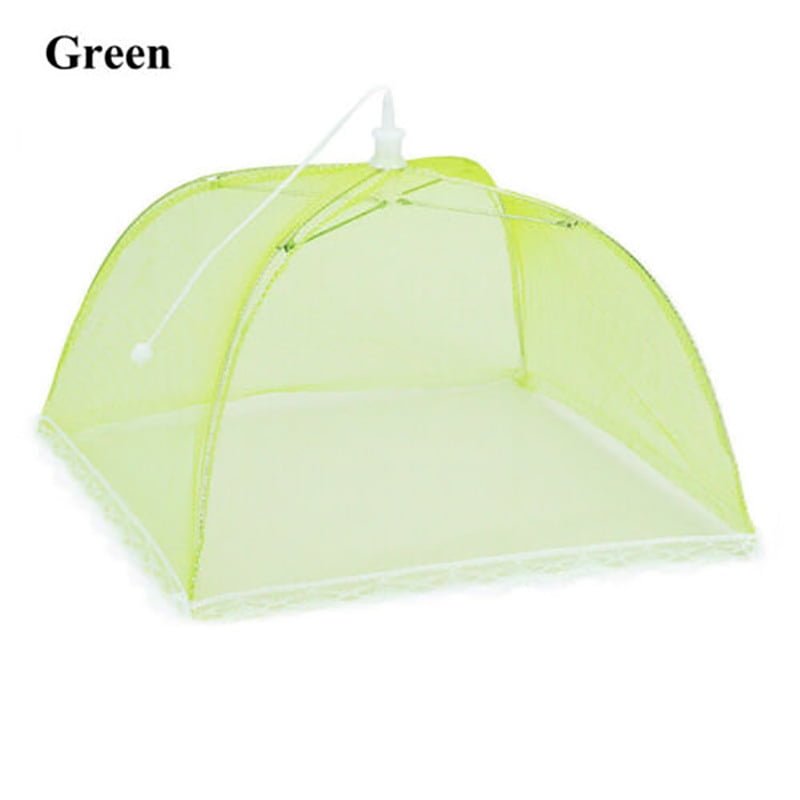 Food cover mesh food tent, 17 inches, nylon cover, popup umbrella