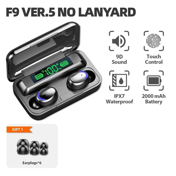 Audífonos Bluetooth Con Indicador De Carga Bluetooth S F9 9d