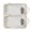 White, variant on Home Decor Baby Bag Organizer Pouches 2 Pack Pod Hanging Bag Mesh Bag Reusable Washable Or Baby Cloth (White) Home Textile Storage