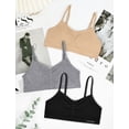 thumbnail image 2 of Livona Training Bras for Girls-Sports Bra, Fitness Bra, Padded Everyday Bra Bralette,Crop Cami Tank Top (6-14), 2 of 6