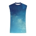 thumbnail image 4 of zfhfof Débardeurs Graphiques pour Hommes Motif Imprimé Sans Manches T-Shirts de Musculation Été Col Rond Chemise de Plage Décontractée, 4 of 5