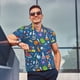 thumbnail image 4 of Fotbe Different Chemical Things Camiseta Polo de Golf para Hombre con Estampado – Camisa Deportiva Transpirable con Cuello Abotonado-4X-Large, 4 of 6