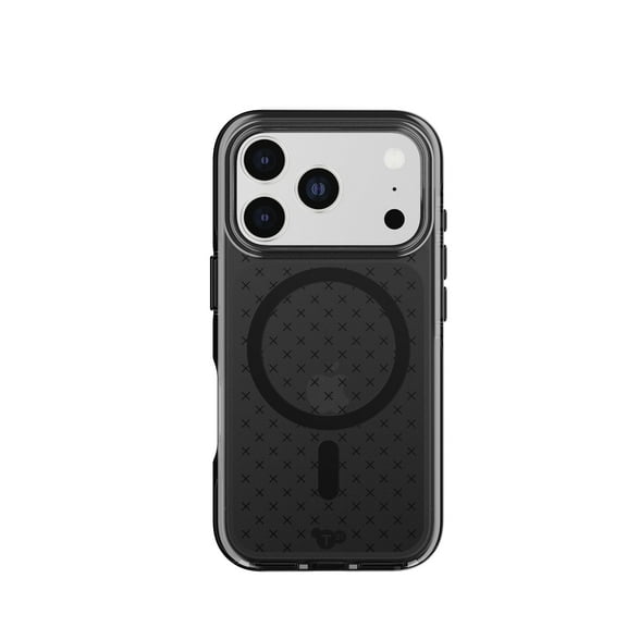 Tech21 EvoCheck Case for iPhone 17 Pro  Smokey/Black  Slim Protective Case  Impact Protection  MagSafe Compatible