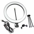 thumbnail image 2 of 10" LED Beauty Ring Light w/Mount Stand for Phone Video Stream Broadcast Makeup, 2 of 7