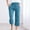 AA-Dark Blue, variant on Jsaierl Plus Size Linen Capris Pants for Women Summer Elastic Waist Pant Casual Drawstring Comfy Trousers Solid Color Yoga Beach Pants
