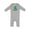 AC-Heather Grey, variant on Inktastic T-rex 1st Birthday Baby Romper Coveralls