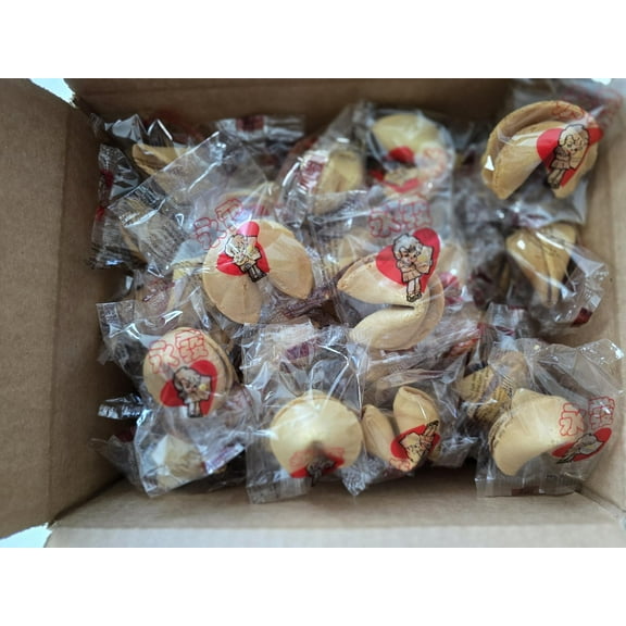 Premium USA-Baked Fortune Cookies – Convenient 50-Pack by SUPERDEALS, Individually Fresh Crispy Wrapped Fortune Cookies Perfect for Any Occasion, With Mystery Gift