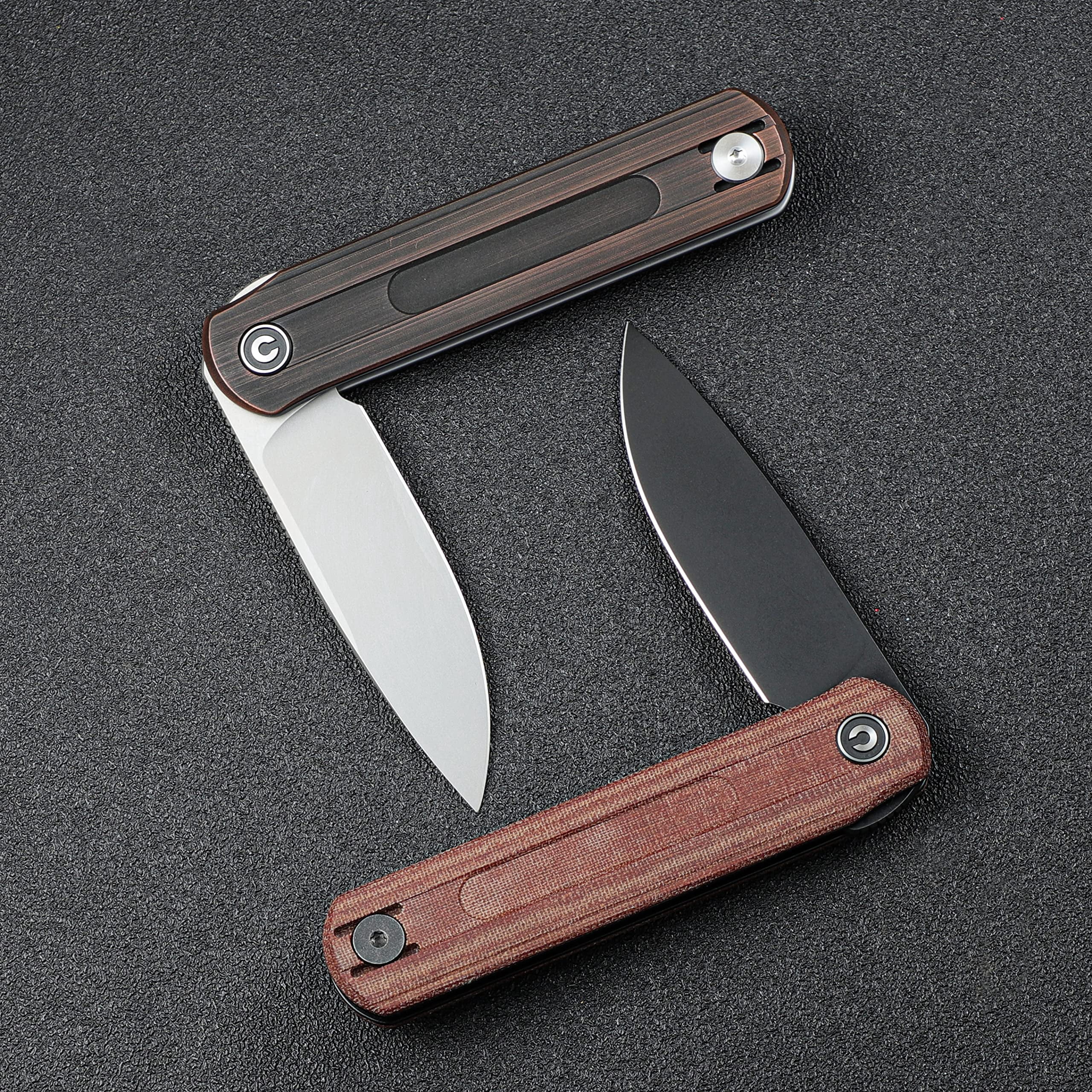 CIVIVI Foldis Pocket Folding Knife 2.67-in Nitro-V Steel Blade Slip Joint Knife C21044-1