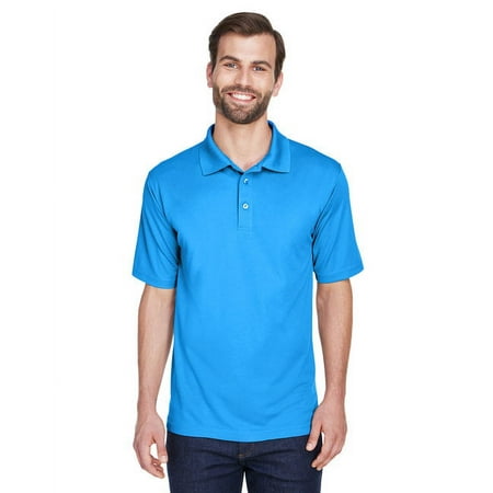 UltraClub 8210 Mens Cool & Dry Mesh Pique Polo Coast 6X-Large