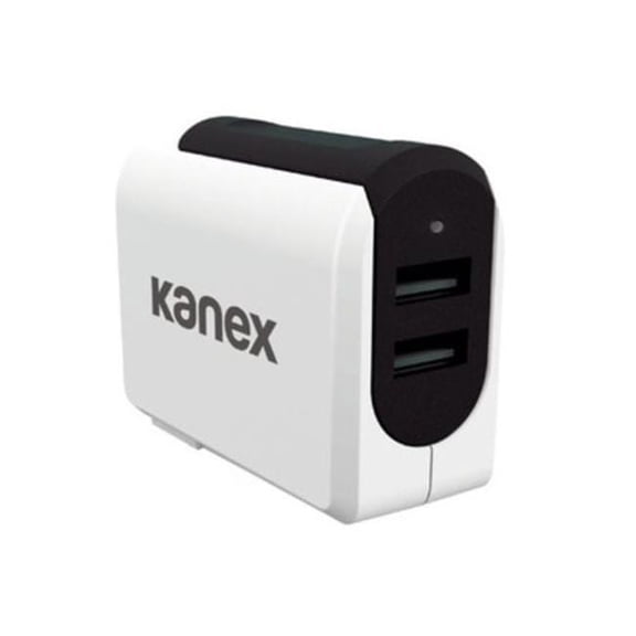 AddOn Wall Plug to 2USB 5v 3.4A for US Black - This is a 5V 3.4A black USB wall charger. It plugs into any standard US AC 100/240V wall plug and allows for easy charging of tablets, phones and many...