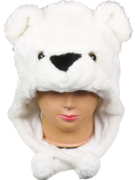 Penguin Plush Animal Hat Children Gift Winter Cosplay Mask Scarf Earflap