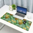 thumbnail image 3 of Pineapple Tropical Fruit Computer Mouse Pad 31.5x12 Inch Mint Green Yellow Polyester Rubber Wipeable Desk Mat, Perfect for Home Library Office, Add a Fresh and Fun Vibes to Your Space, 3 of 6