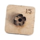 thumbnail image 5 of Troquel de corte de cuero con forma de flor, plantilla de madera para hacer manualidades portátiles para colgar 15mm, 5 of 7