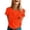 Orange, variant on Women's Bee Print T-Shirt Crewneck Short Sleeve Spring Summer Casual Tee
