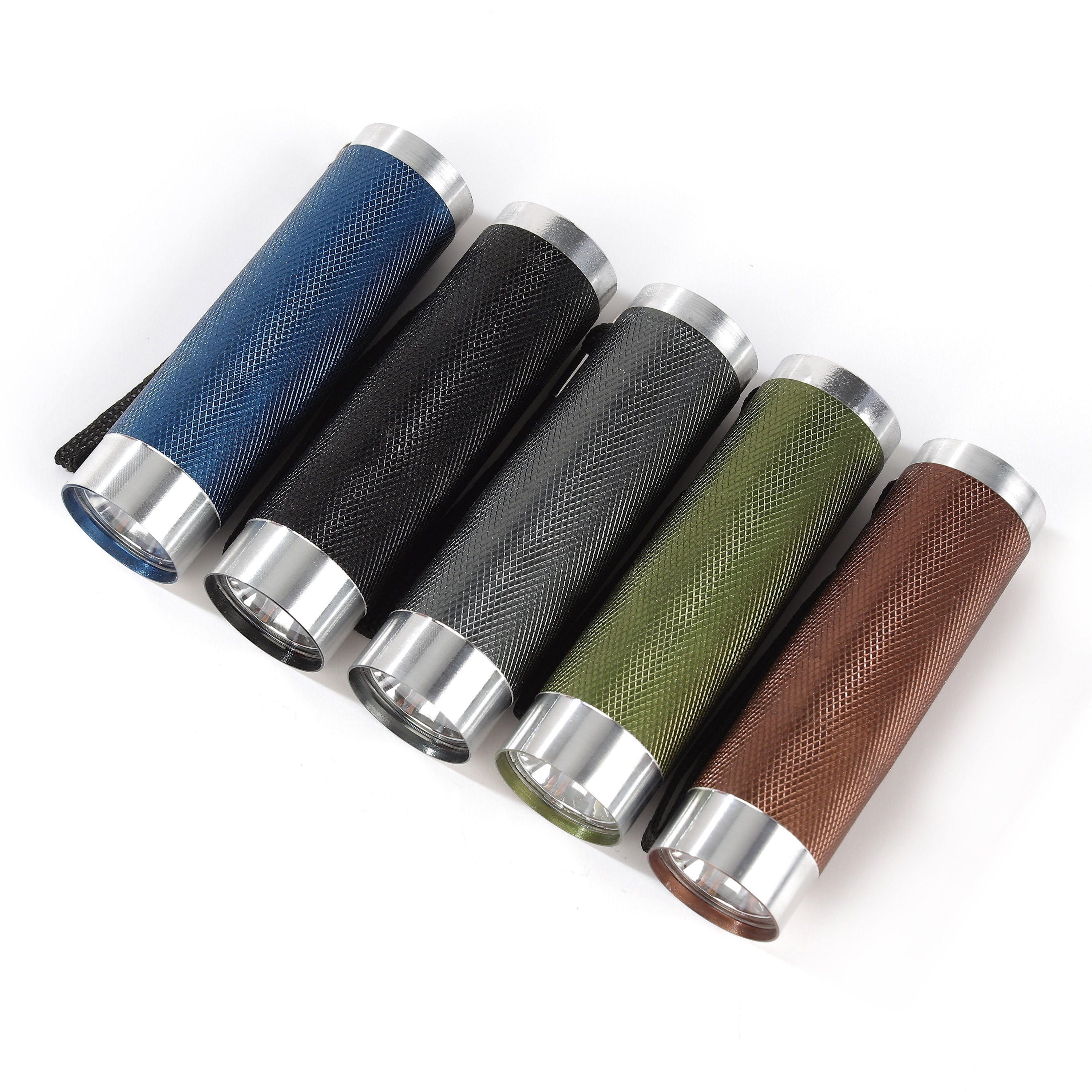 Ozark Trail 10-Pack Aluminum Mini LED Flashlight, 50 Lumen, 5 Colors
