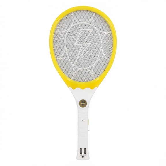 Eternal - Rechargeable Electric Insect Bugs Mosquito Swatter with LED for Indoor & Outdoor - White