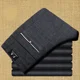 thumbnail image 3 of Pantalones rectos negros de verano para hombre, pantalones de traje para hombre de talla grande, reseñas coreanas, muchos pantalones chinos para hombre, baratos, antiarrugas, nuevos, 3 of 5